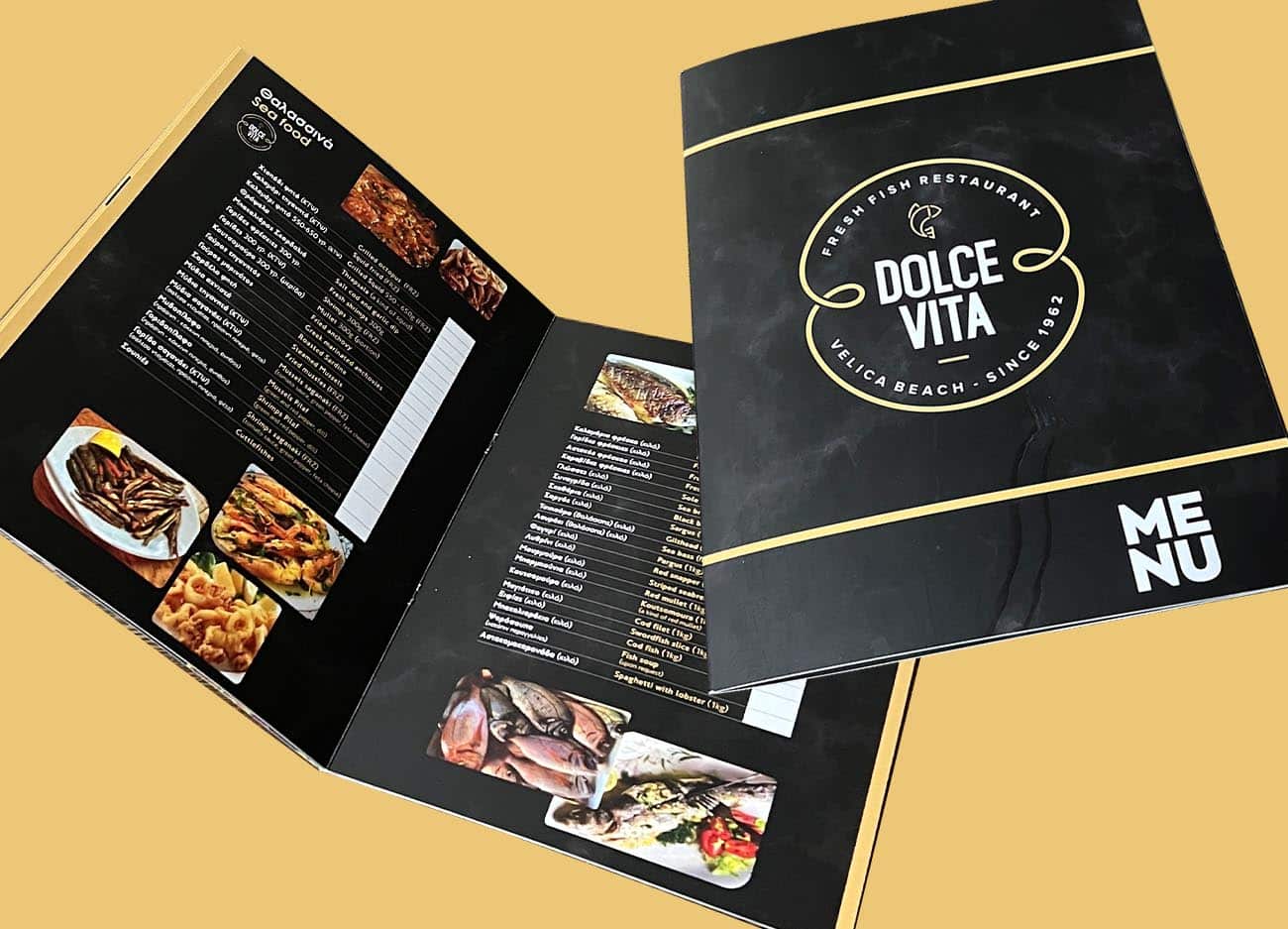 DOLCE VITA MENU